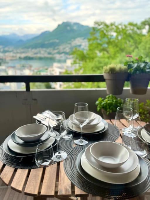 Panorama Suite In Lugano - Pazzallo Paradiso Esterno foto